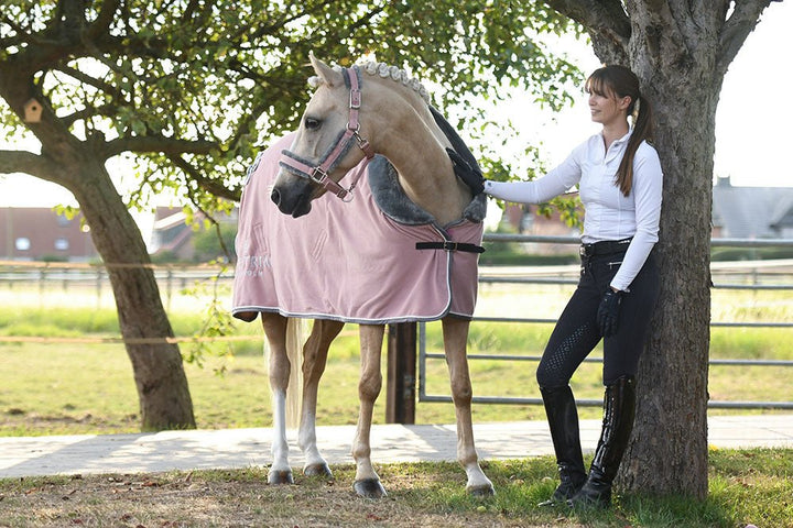 Equestrian Stockholm Fleece Blanket Fur Pink - Horse Blanket - Kingdom Equestrian