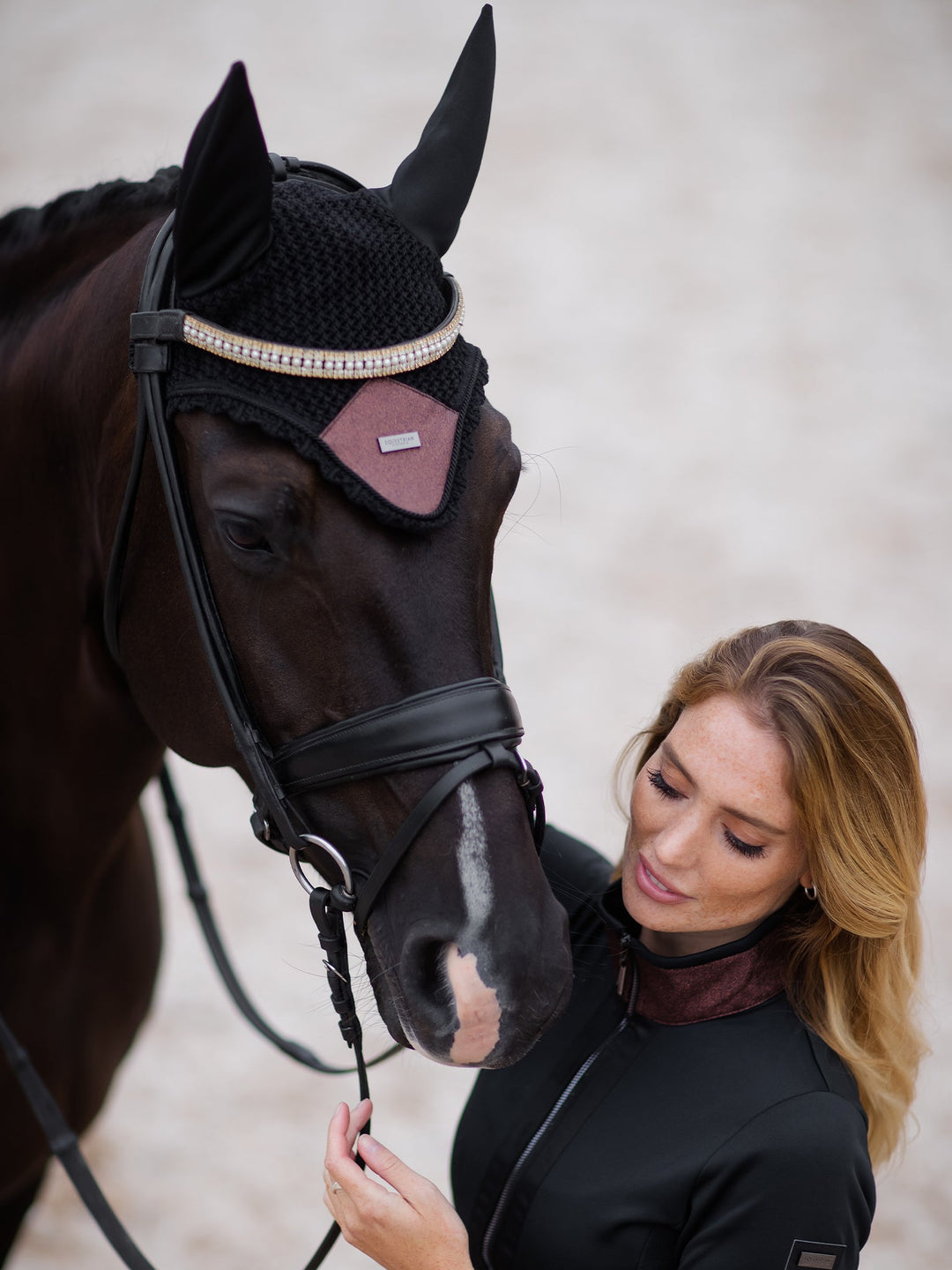 Equestrian Stockholm Fleece Jacket Mahogany Glimmer - Riding Jacket - Kingdom Equestrian