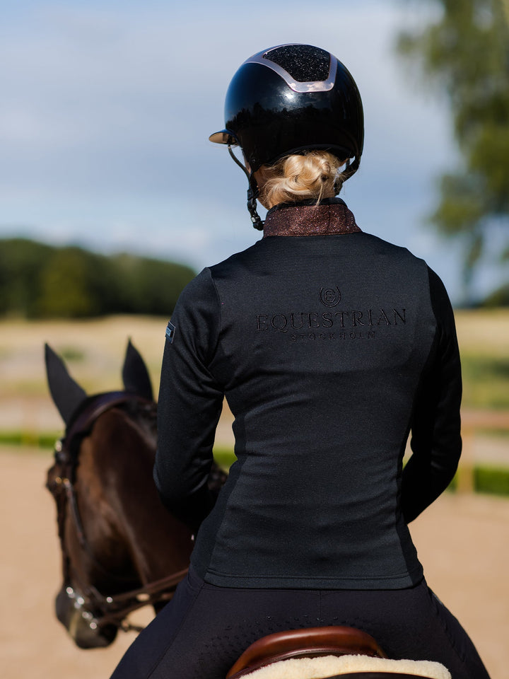 Equestrian Stockholm Fleece Jacket Mahogany Glimmer - Riding Jacket - Kingdom Equestrian