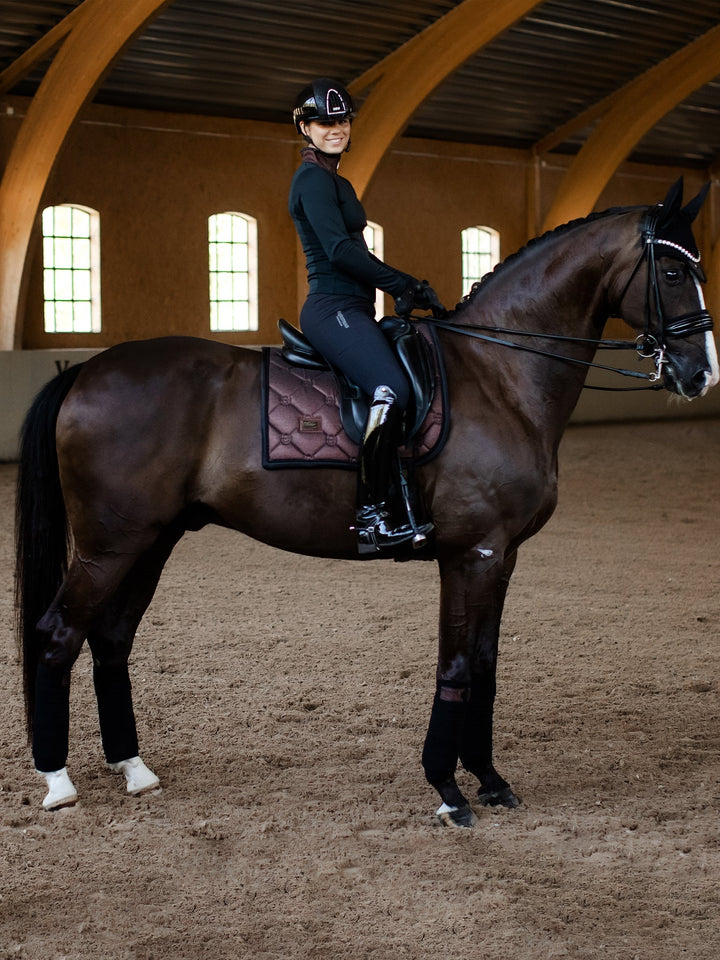 Equestrian Stockholm Fleece Jacket Mahogany Glimmer - Riding Jacket - Kingdom Equestrian
