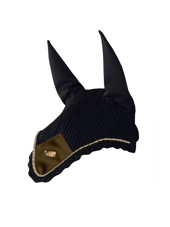 Equestrian Stockholm Fly Hood Golden Brass - Ear Bonnet - Kingdom Equestrian