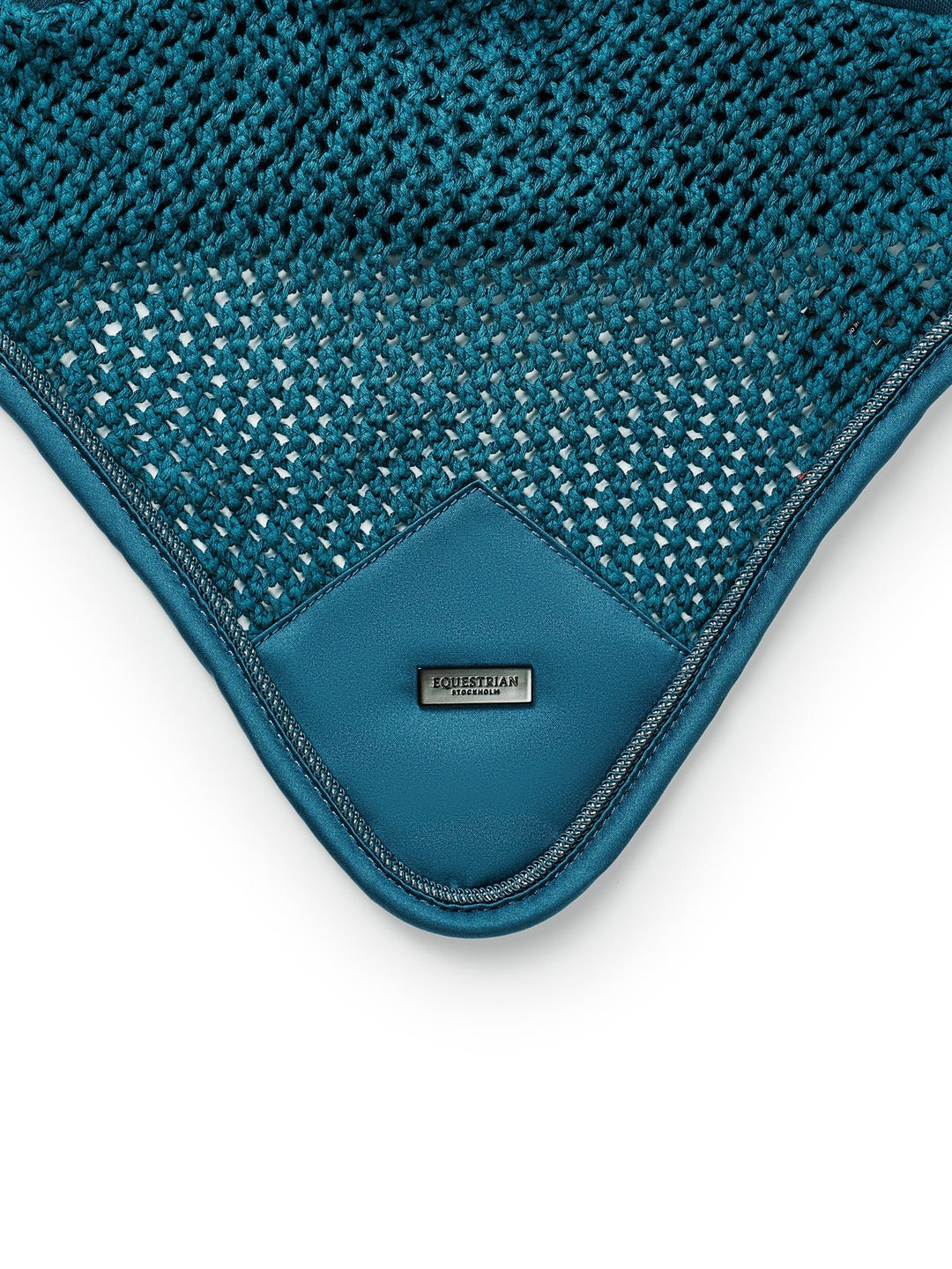 Equestrian Stockholm Fly Hood Modern Teal Blue - Ear Bonnet - Kingdom Equestrian