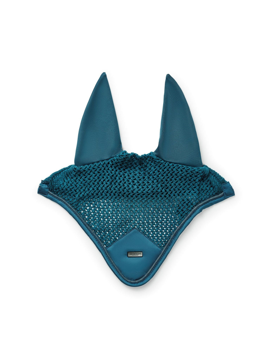 Equestrian Stockholm Fly Hood Modern Teal Blue - Ear Bonnet - Kingdom Equestrian