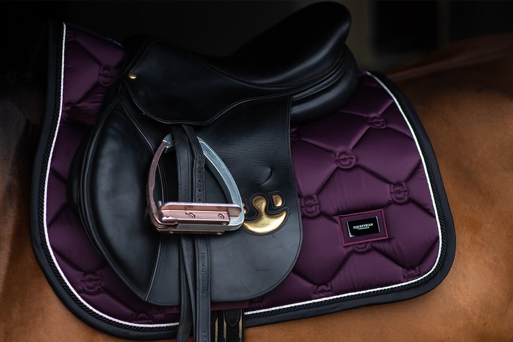 Equestrian Stockholm Jump Saddle Pad Black Raven - Jump Saddle Pad - Kingdom Equestrian