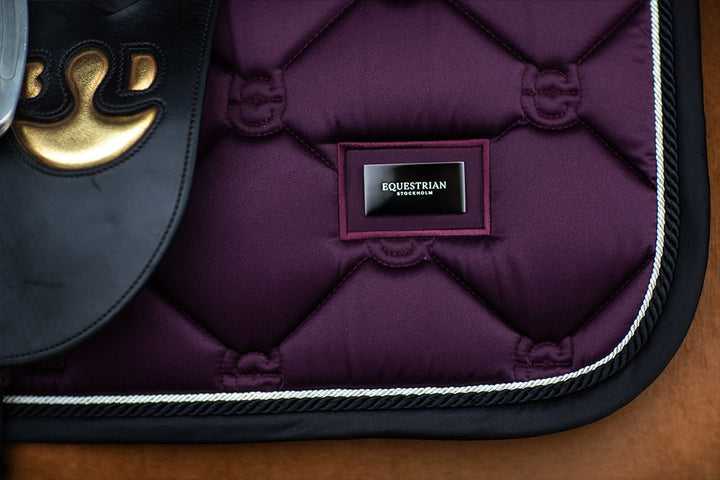 Equestrian Stockholm Jump Saddle Pad Black Raven - Jump Saddle Pad - Kingdom Equestrian