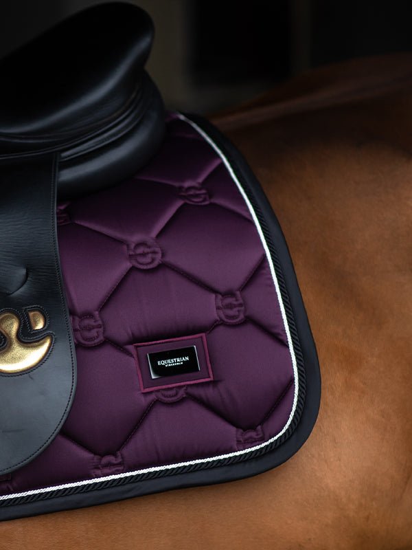 Equestrian Stockholm Jump Saddle Pad Black Raven - Jump Saddle Pad - Kingdom Equestrian