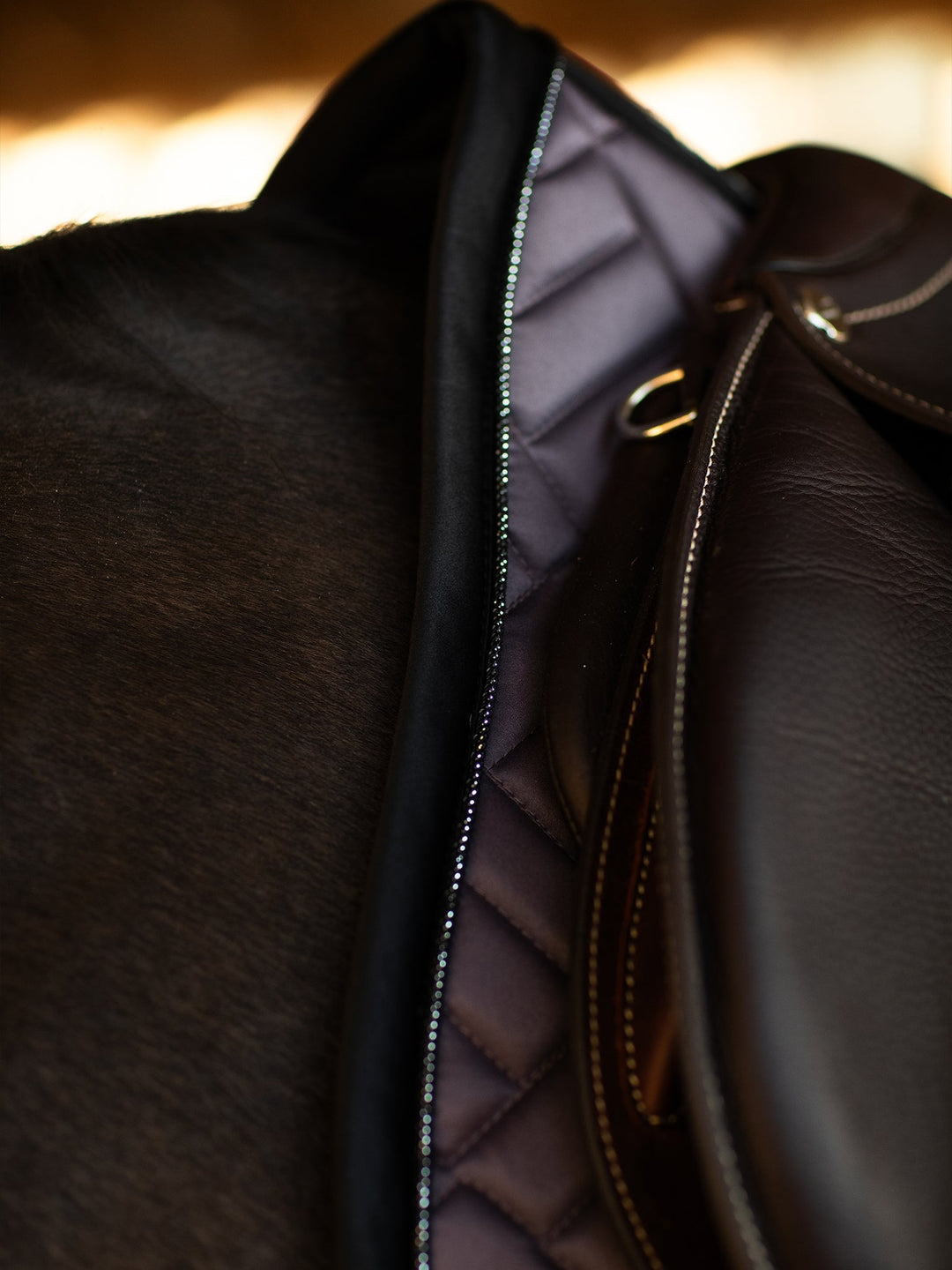 Equestrian Stockholm Jump Saddle Pad Modern Dark Violet - Jump Saddle Pad - Kingdom Equestrian