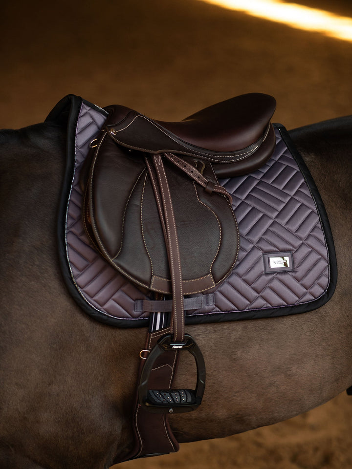 Equestrian Stockholm Jump Saddle Pad Modern Dark Violet - Jump Saddle Pad - Kingdom Equestrian