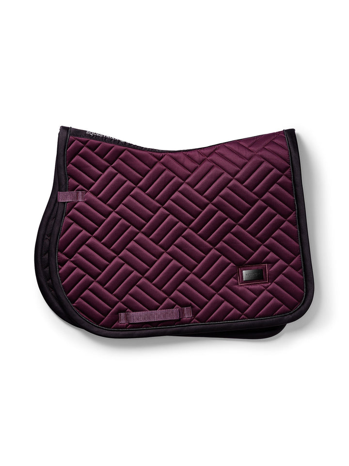 Equestrian Stockholm Jump Saddle Pad Modern Purple Night - Jump Saddle Pad - Kingdom Equestrian
