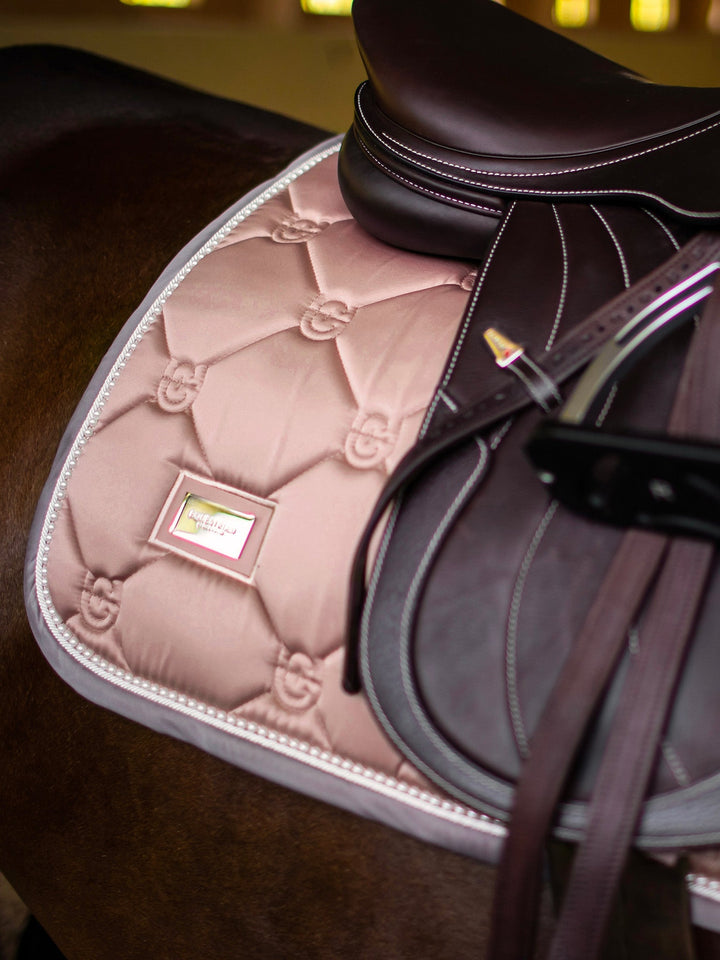 Equestrian Stockholm Jump Saddle Pad Pink Pearl - Jump Saddle Pad - Kingdom Equestrian
