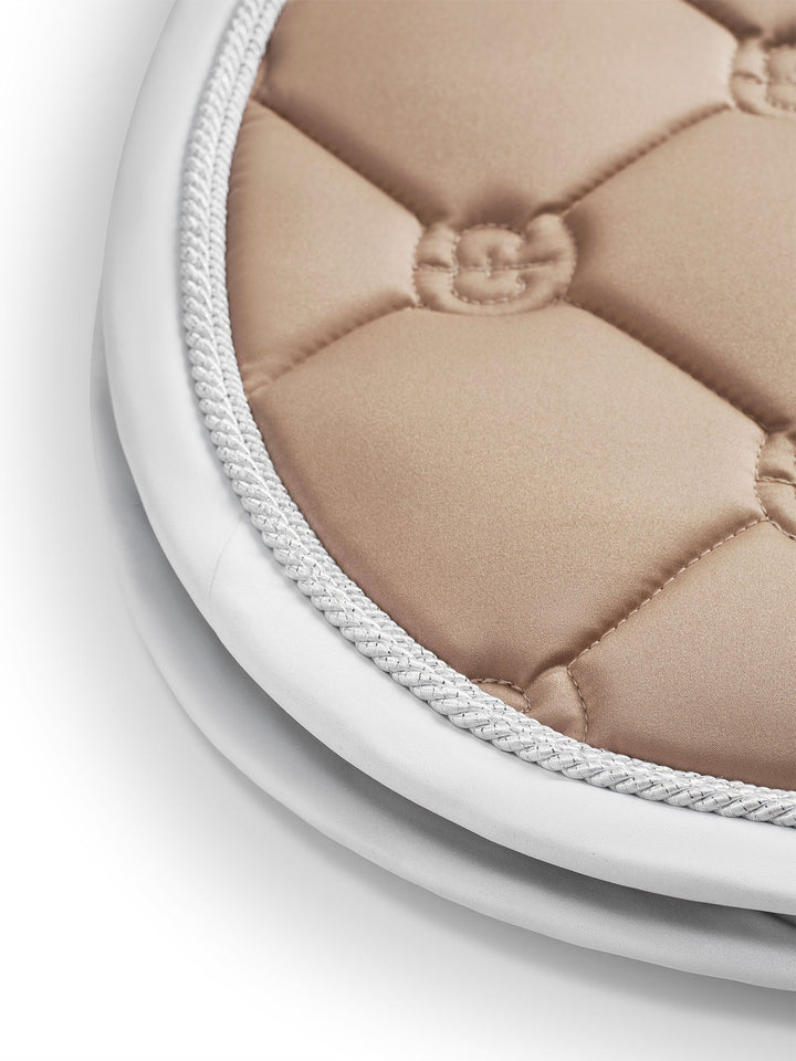 Equestrian Stockholm Jump Saddle Pad Sand - Jump Saddle Pad - Kingdom Equestrian