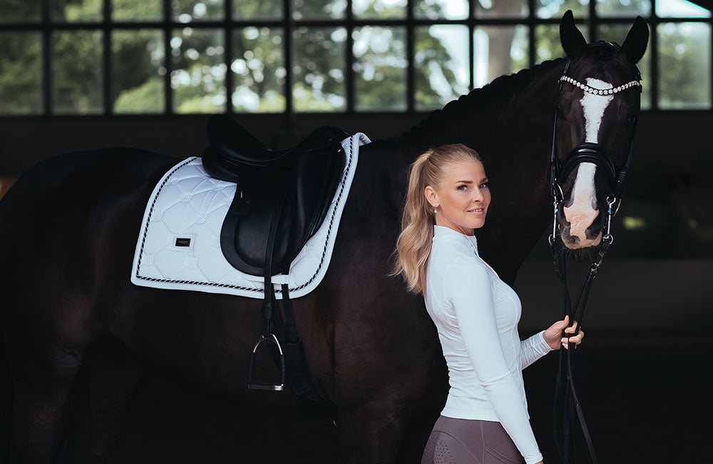 Equestrian Stockholm Light Breeze Competition Top White Perfection - Top - Kingdom Equestrian
