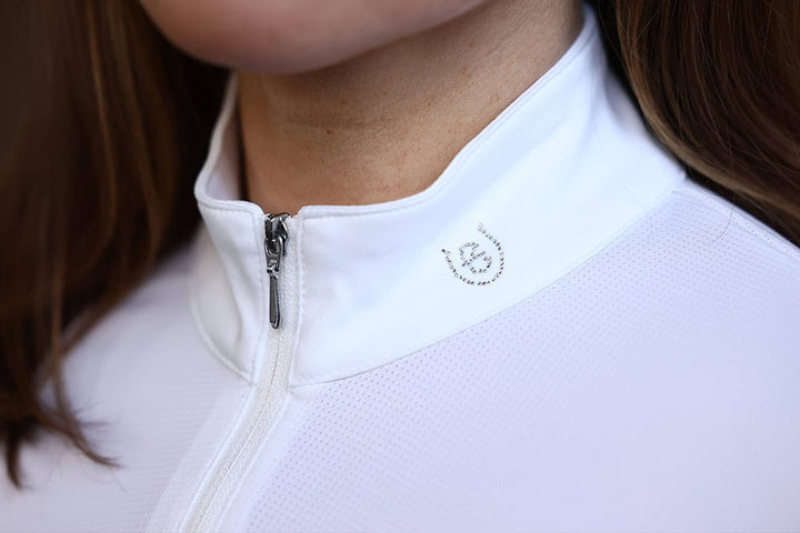 Equestrian Stockholm Light Breeze Top Blue Meadow - Top - Kingdom Equestrian