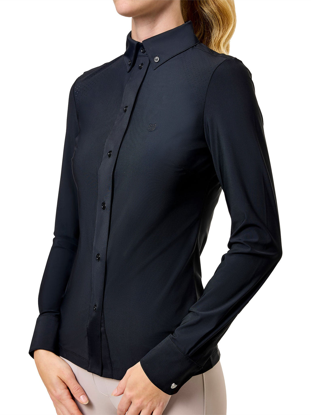 Equestrian Stockholm Performance Shirt Black - Top - Kingdom Equestrian