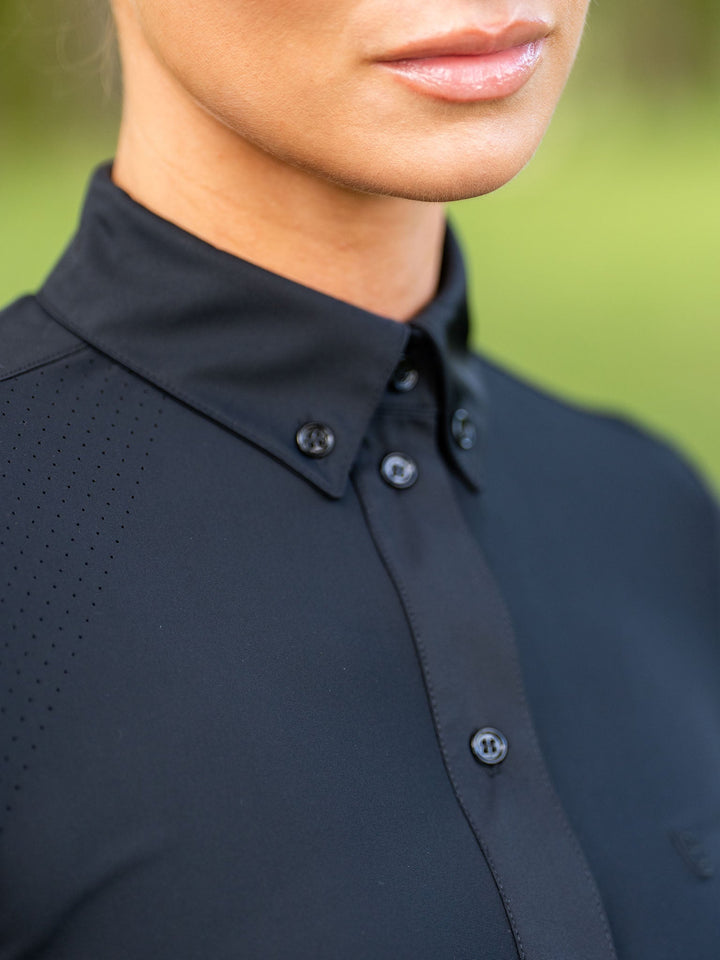 Equestrian Stockholm Performance Shirt Black - Top - Kingdom Equestrian