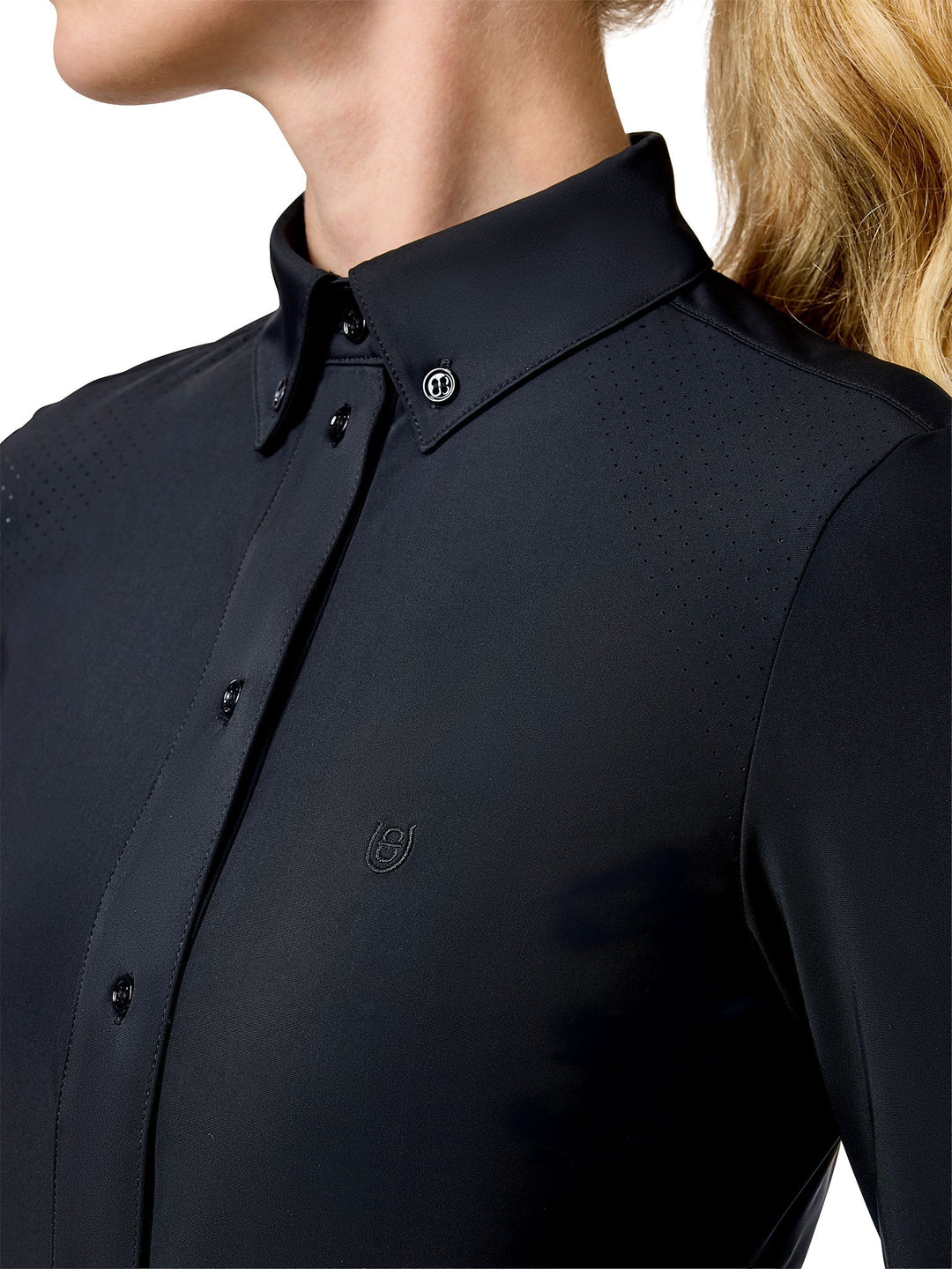 Equestrian Stockholm Performance Shirt Black - Top - Kingdom Equestrian