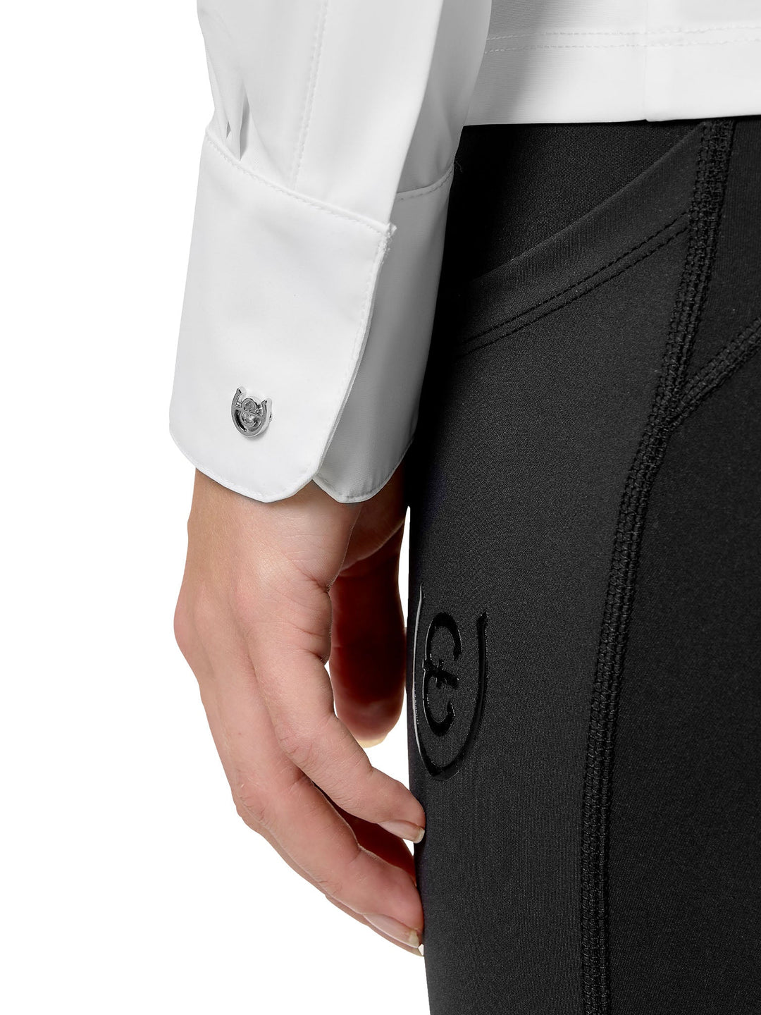 Equestrian Stockholm Performance Shirt White - Top - Kingdom Equestrian