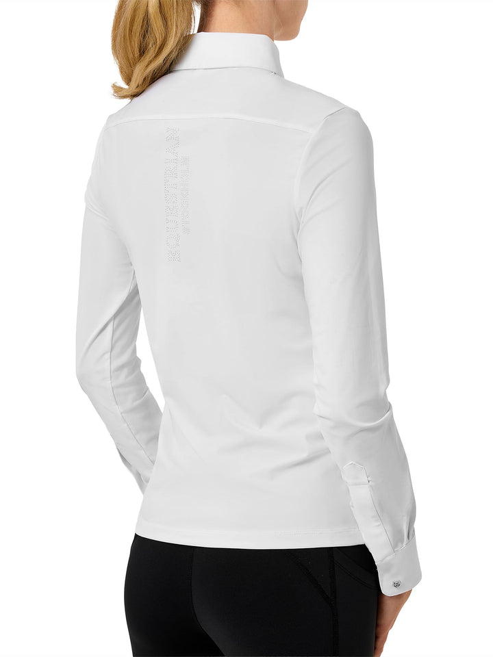 Equestrian Stockholm Performance Shirt White - Top - Kingdom Equestrian