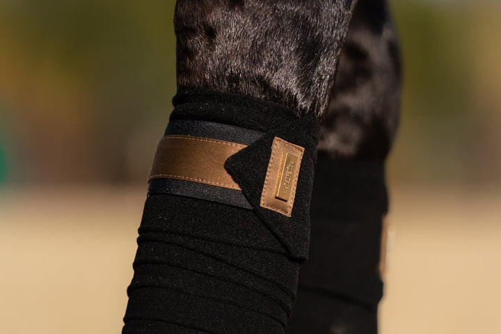 Equestrian Stockholm Polo Wraps Golden Brass - Polo Wraps - Kingdom Equestrian