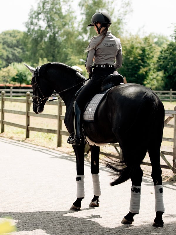 Equestrian Stockholm Polo Wraps Performance Blue Ash - Polo Wraps - Kingdom Equestrian