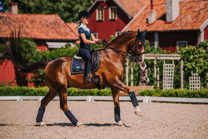 Equestrian Stockholm Polo Wraps Sweden Nation Navy - Polo Wraps - Kingdom Equestrian