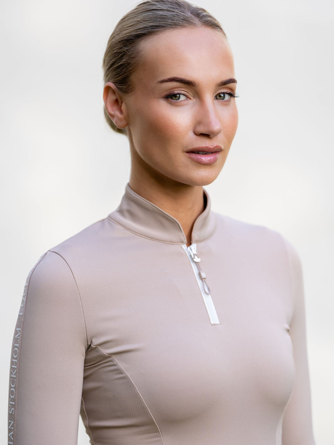 Equestrian Stockholm Power Top Sand - Top - Kingdom Equestrian