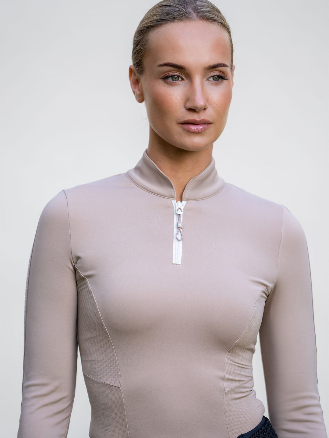 Equestrian Stockholm Power Top Sand - Top - Kingdom Equestrian