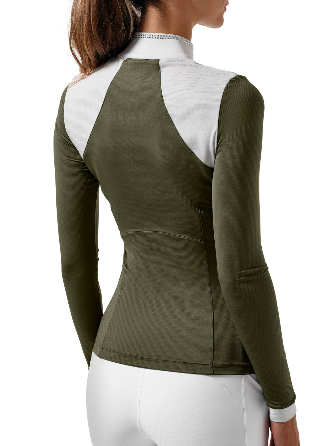 Equestrian Stockholm Revenew Competition Top White Striking Valley - Top - Kingdom Equestrian