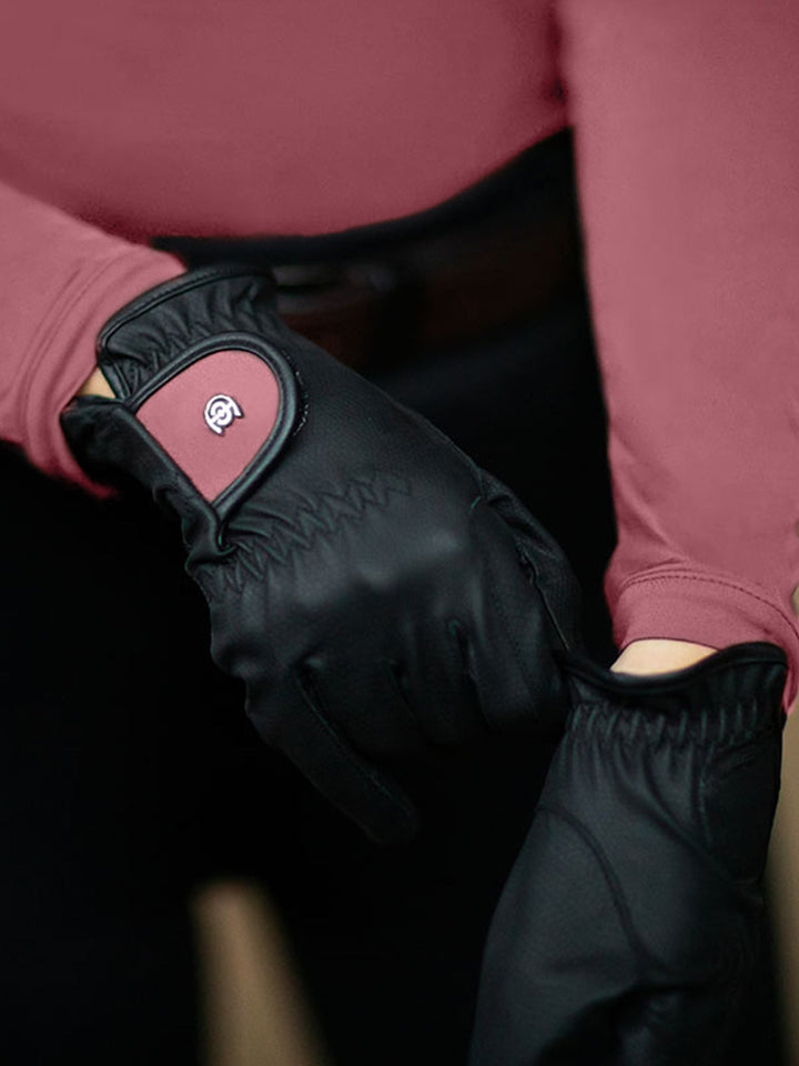 Equestrian Stockholm Riding Gloves Motion Amber Rose - Riding Gloves - Kingdom Equestrian
