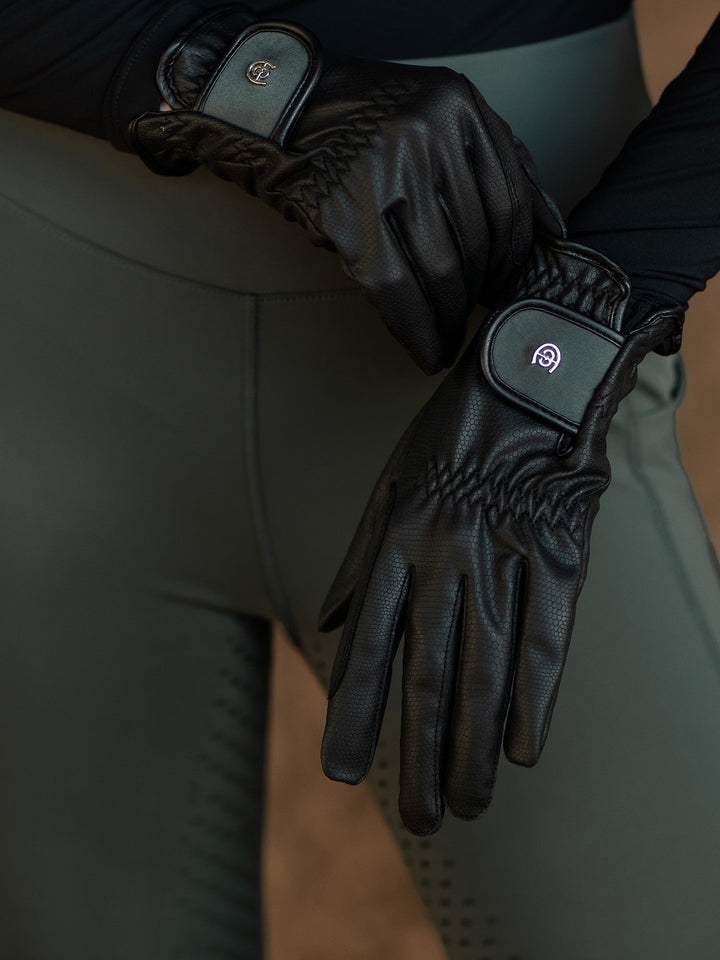 Equestrian Stockholm Riding Gloves Motion Avenue Green - Riding Gloves - Kingdom Equestrian