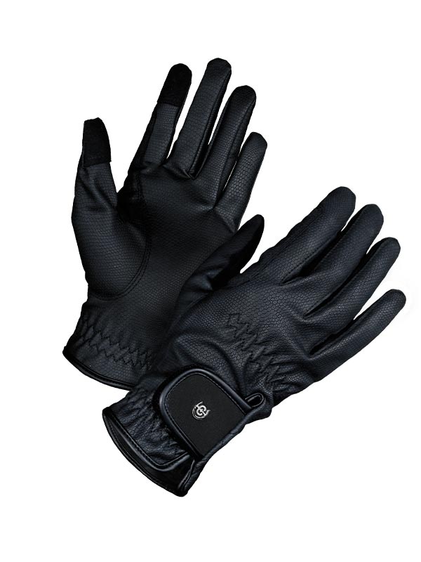 Equestrian Stockholm Riding Gloves Motion Black - Riding Gloves - Kingdom Equestrian