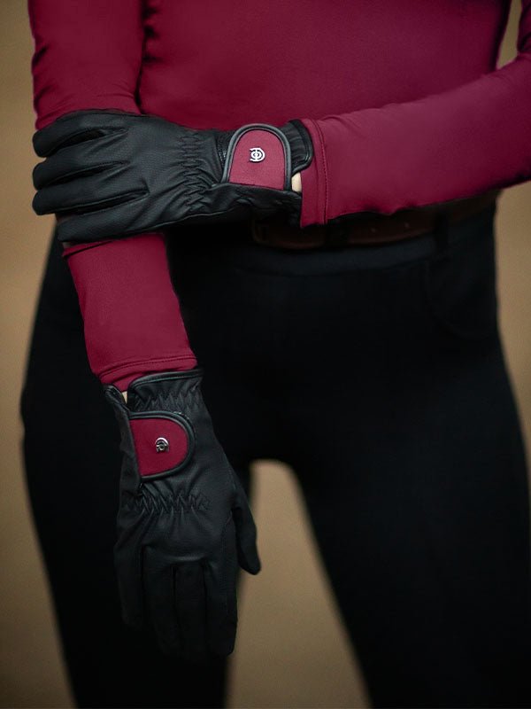Equestrian Stockholm Riding Gloves Motion Bordeaux - Riding Gloves - Kingdom Equestrian