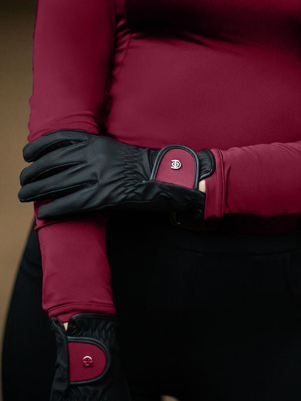 Equestrian Stockholm Riding Gloves Motion Bordeaux - Riding Gloves - Kingdom Equestrian