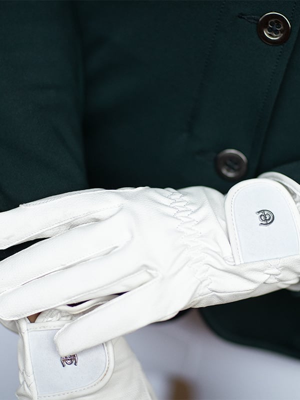 Equestrian Stockholm Riding Gloves Motion White - Riding Gloves - Kingdom Equestrian