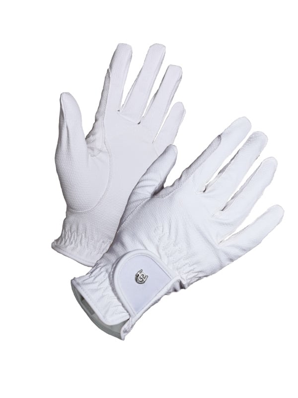 Equestrian Stockholm Riding Gloves Motion White - Riding Gloves - Kingdom Equestrian