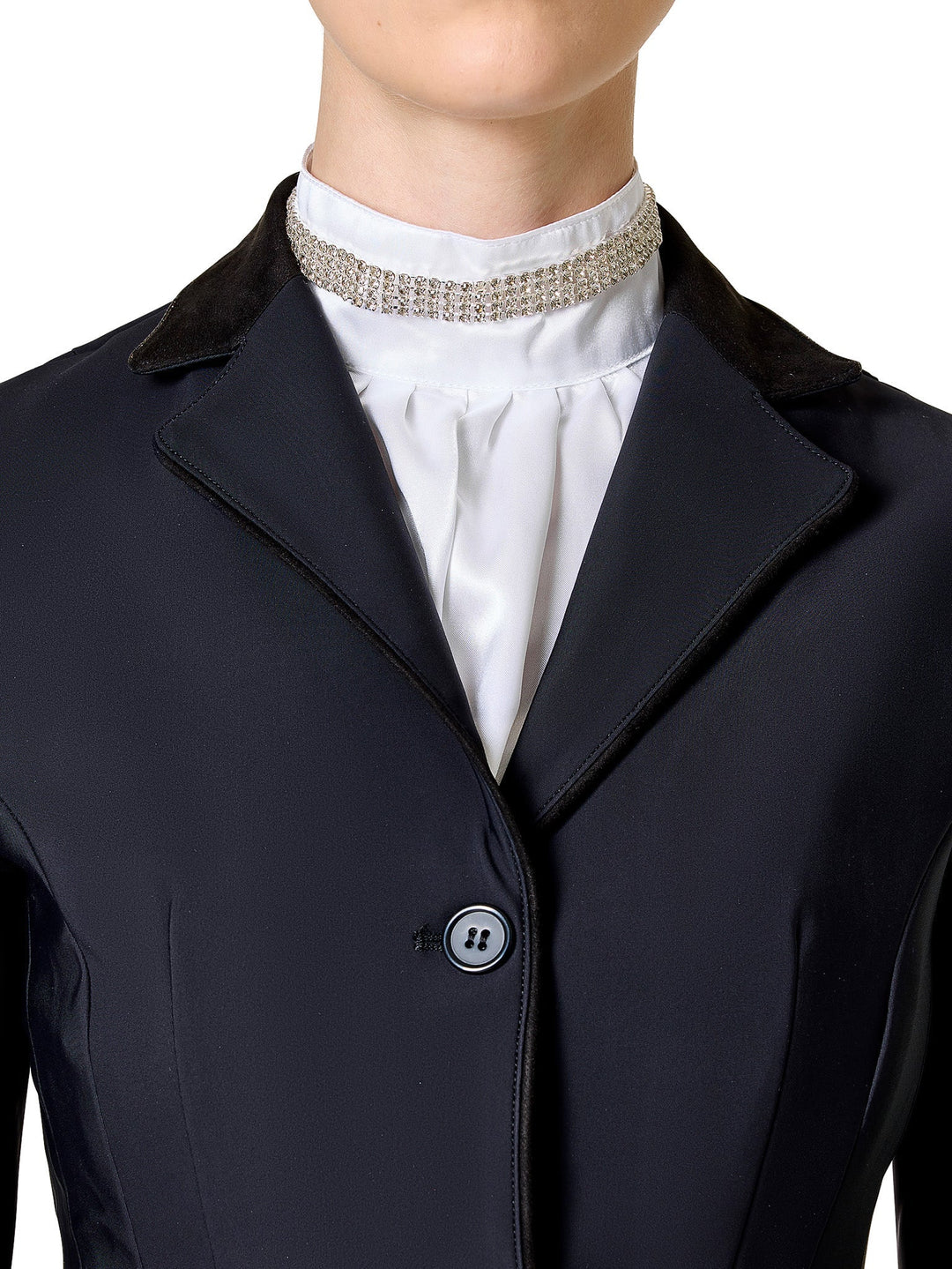 Equestrian Stockholm Riding Stock Crystal - Stock Tie - Kingdom Equestrian