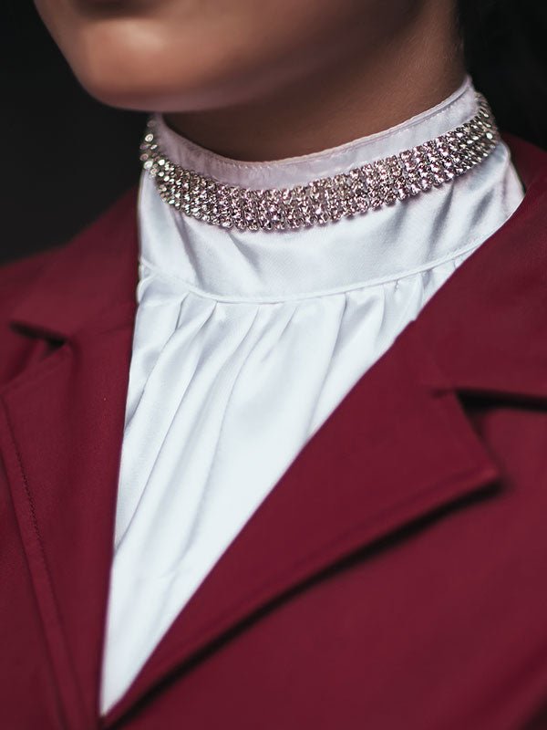 Equestrian Stockholm Riding Stock Crystal - Stock Tie - Kingdom Equestrian