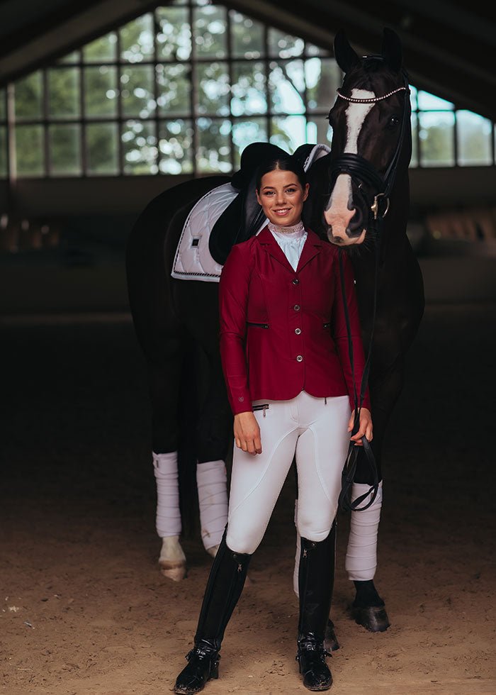 Equestrian Stockholm Riding Stock Crystal - Stock Tie - Kingdom Equestrian