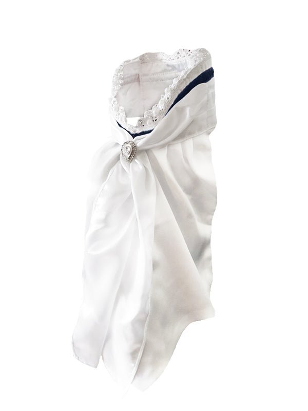 Equestrian Stockholm Riding Stock Queen Dark Navy - Stock Tie - Kingdom Equestrian