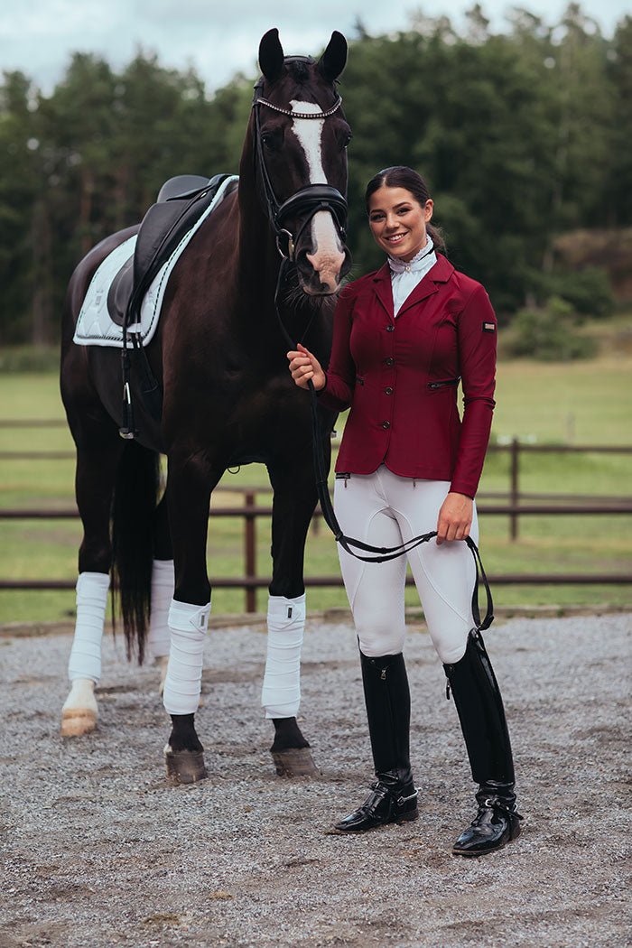 Equestrian Stockholm Riding Stock Queen Dark Navy - Stock Tie - Kingdom Equestrian