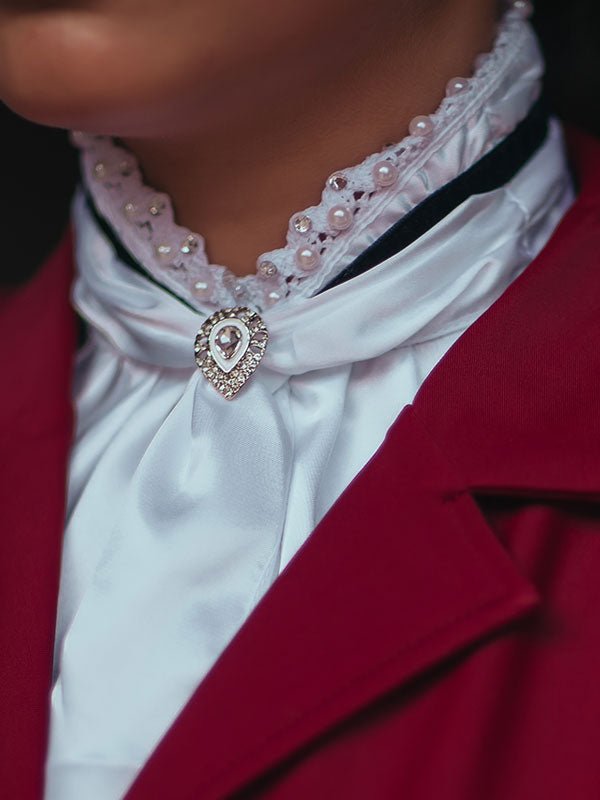 Equestrian Stockholm Riding Stock Queen Dark Navy - Stock Tie - Kingdom Equestrian