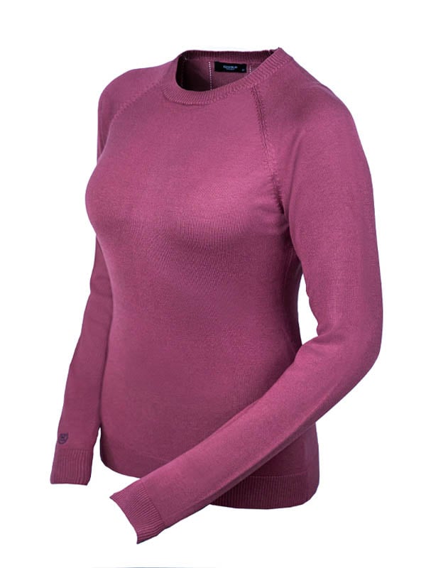 Equestrian Stockholm Round Neck Knitted Top Timeless Rose - Sweater - Kingdom Equestrian