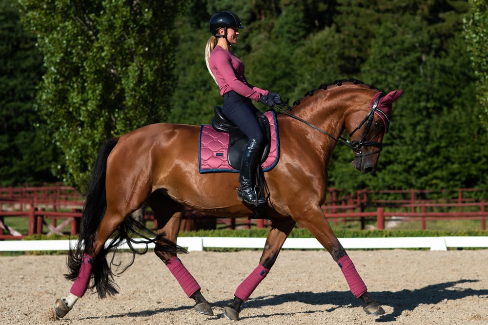 Equestrian Stockholm Round Neck Knitted Top Timeless Rose - Sweater - Kingdom Equestrian