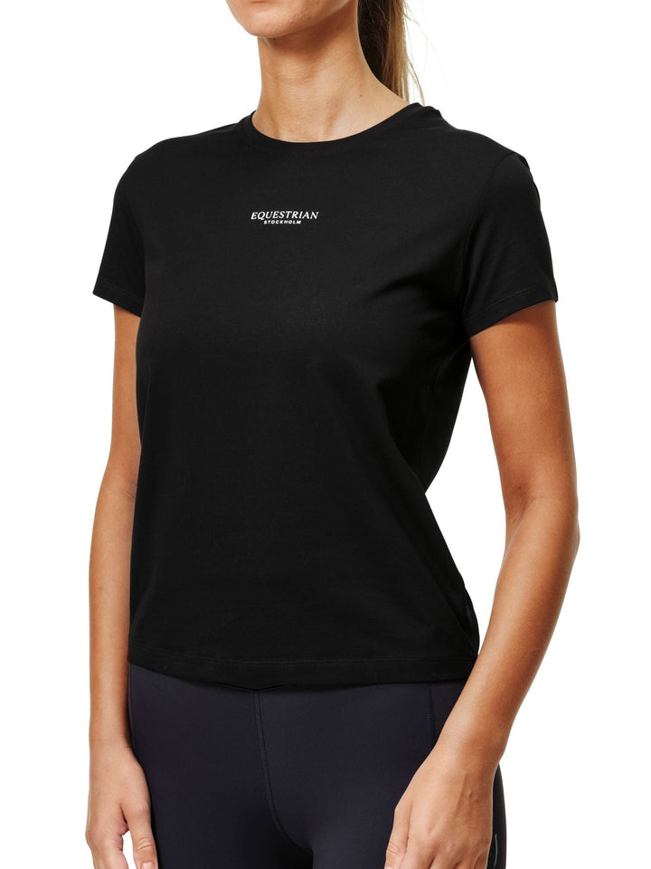 Equestrian Stockholm T-Shirt Women Black - Top - Kingdom Equestrian