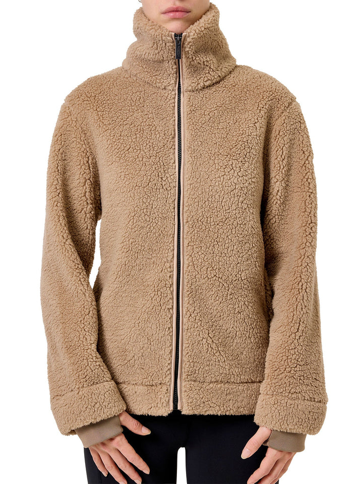 Equestrian Stockholm Teddy Fleece Jacket Sand - Riding Jacket - Kingdom Equestrian