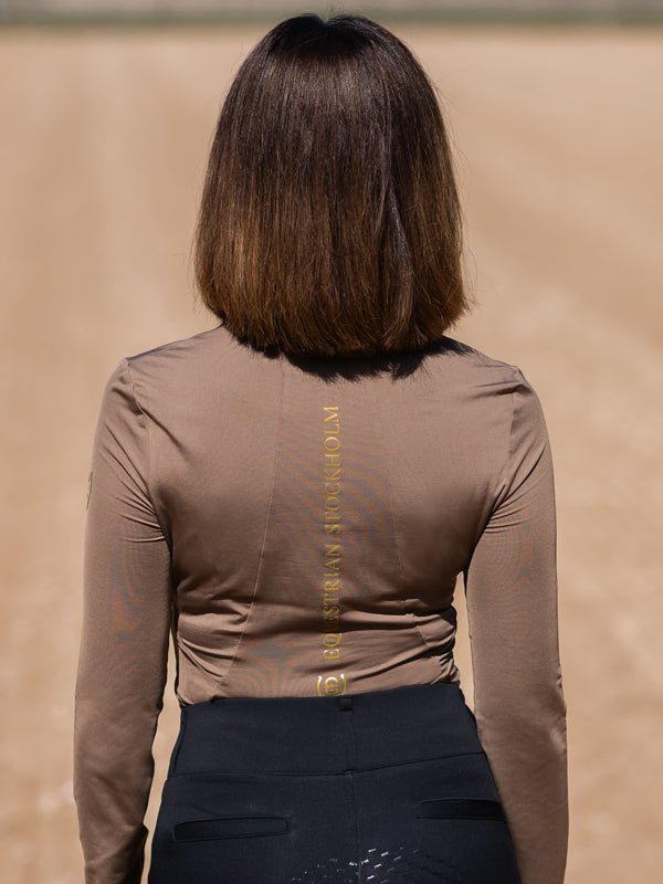 Equestrian Stockholm UV Protection Top Champagne - Top - Kingdom Equestrian