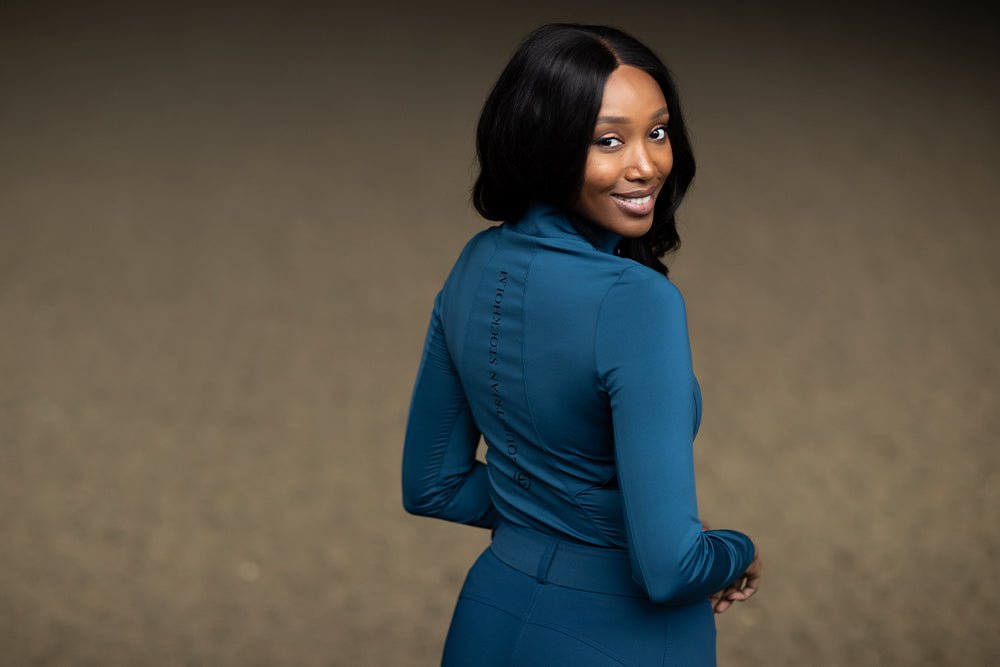 Equestrian Stockholm Vision Top Blue Meadow - Top - Kingdom Equestrian