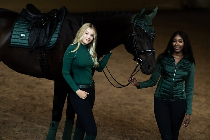 Equestrian Stockholm Vision Top Sycamore Green - Top - Kingdom Equestrian