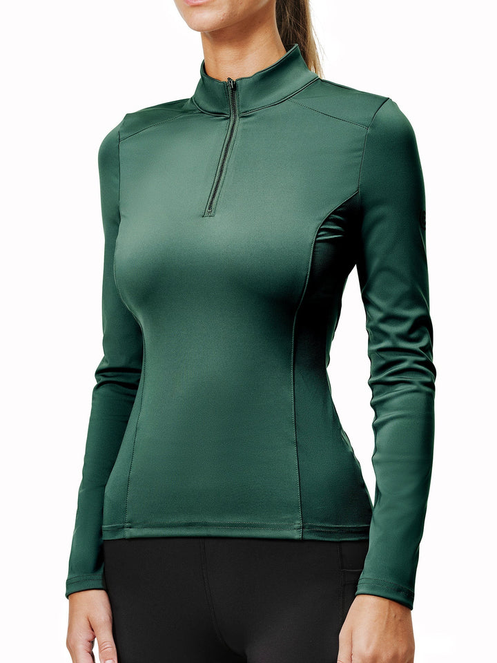 Equestrian Stockholm Vision Top Sycamore Green - Top - Kingdom Equestrian