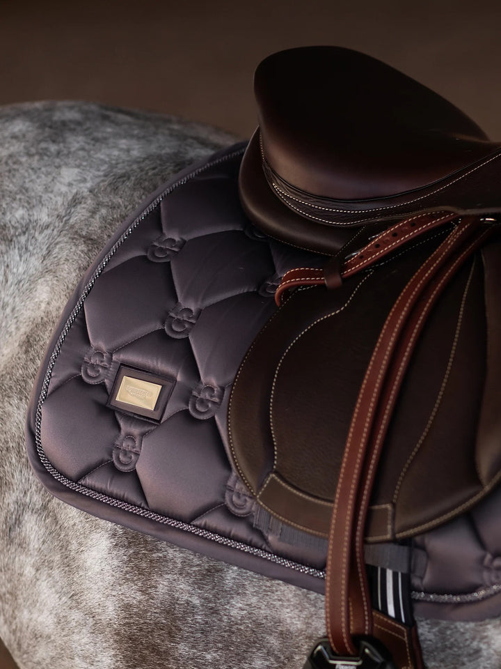 Equestrian Stockholm Classic Jump Saddle Pad - Dark Violet - Jump Saddle Pad - Kingdom Equestrian